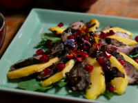Duck and Mango with Spicy Coffee and Chocolate Sauce